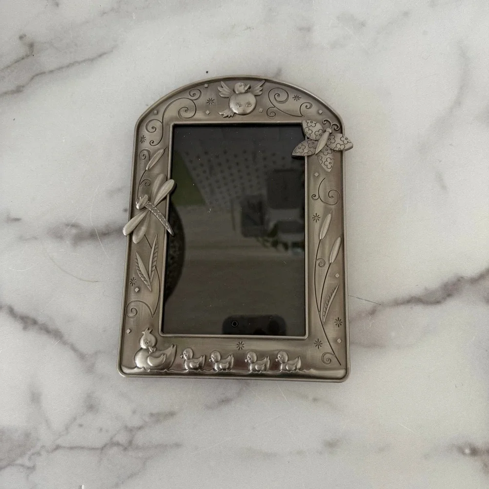 Fetco Baby Duck Pewter Picture Frame 4 X 6 New Home Decor